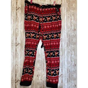 No Boundaries Christmas Rudolph Reindeer Lounge Sleep Pajama Pants Size XXL 2X